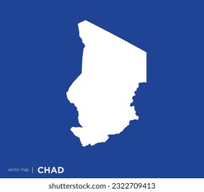 High Detailed Vector Map - Chad	