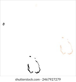 High detailed vector map. Cocos (Keeling) Islands.