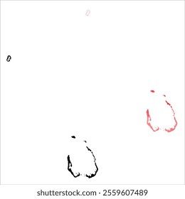 High detailed vector map. Cocos (Keeling) Islands.