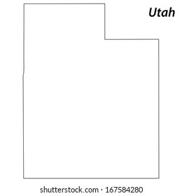 9,228 Utah map Images, Stock Photos & Vectors | Shutterstock