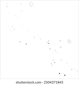 Alto mapa de Vector detallado. Islas Cook.