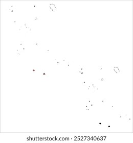 High detailed vector map. Cook Islands.