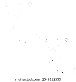 High detailed vector map. Cook Islands.