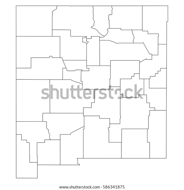 High Detailed Vector Map Countiesregionsstates New เวกเตอร์สต็อก ปลอดค่าลิขสิทธิ์ 586341875 8980