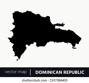 High Detailed Vector Map - Dominican Republic	
