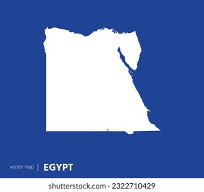 High Detailed Vector Map - Egypt	