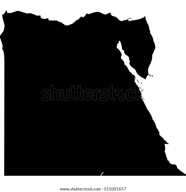 High Detailed Vector Map Egypt Stock Vector Royalty Free 151001657   High Detailed Vector Map Egypt 600w 151001657 