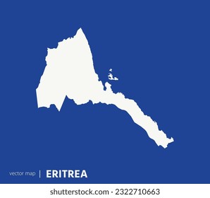 High Detailed Vector Map - Eritrea	
