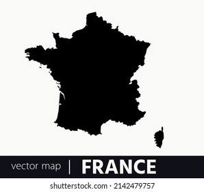 High Detailed Vector Map - France