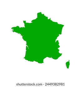 High detailed vector map - france. map black outline france