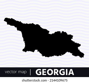 High Detailed Vector Map - Georgia	