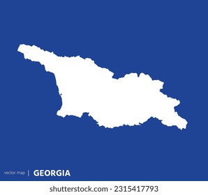 High Detailed Vector Map - Georgia	