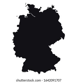 High detailed vector map - Germany