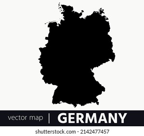 High Detailed Vector Map - Germany