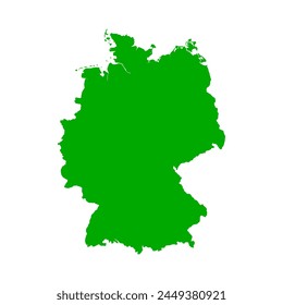 High detailed vector map - Germany. 
