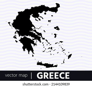 Detaillierte Vektorkarte - Griechenland	
