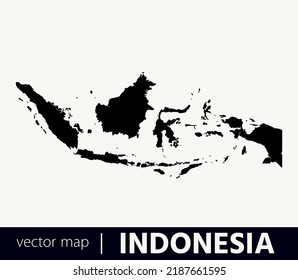 High Detailed Vector Map - Indonesia