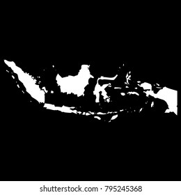 High detailed vector map - Indonesia
