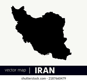 High Detailed Vector Map - Iran