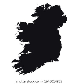 Mapa vectorial muy detallado - Irlanda