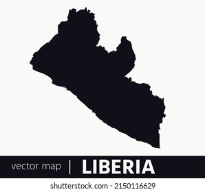 High Detailed Vector Map - Liberia