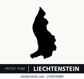 High Detailed Vector Map - Liechtenstein