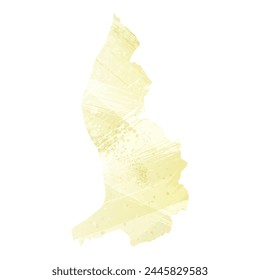 High detailed vector map. Liechtenstein.