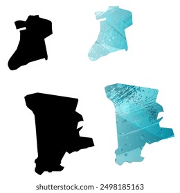 High detailed vector map. Macao.