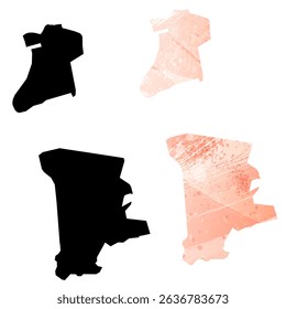 High detailed vector map. Macao.