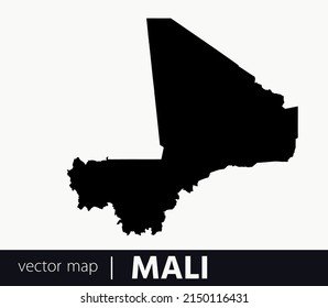 High Detailed Vector Map - Mali