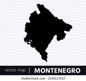 High Detailed Vector Map - Montenegro	