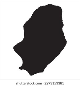 High detailed vector map. Niue. New Map 2023.
