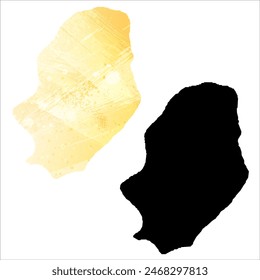 High detailed vector map. Niue.