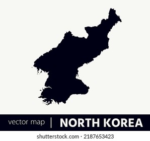 High Detailed Vector Map - North Korea