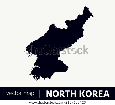 High Detailed Vector Map - North Korea