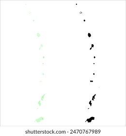 High detailed vector map. Northern Mariana Islands.
