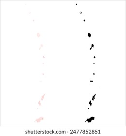 High detailed vector map. Northern Mariana Islands.