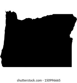 High Detailed Vector Map - Oregon 