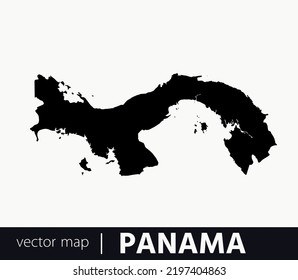 High Detailed Vector Map - Panama	