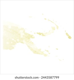 High detailed vector map. Papua New Guinea.
