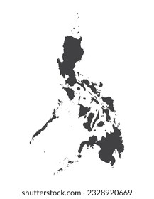 Mapa vectorial detallado alto - Filipinas