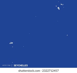 High Detailed Vector Map - Seychelles