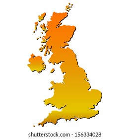 High Detailed Vector Map Shadow Seperated Stock Vector (Royalty Free ...