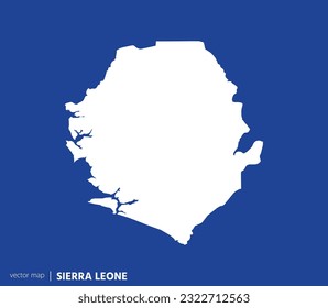 High Detailed Vector Map - Sierra Leone