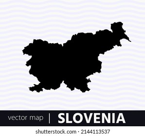 High Detailed Vector Map - Slovenia	