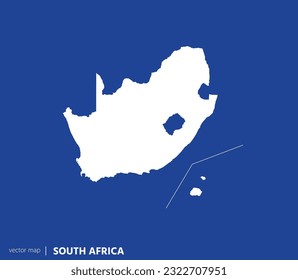 High Detailed Vector Map - South Africa	