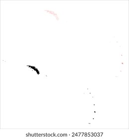 High detailed vector map. South Georgia and South Sandwich Islands.