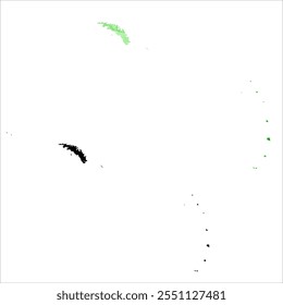High detailed vector map. South Georgia and South Sandwich Islands.