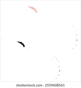 High detailed vector map. South Georgia and South Sandwich Islands.