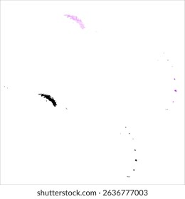High detailed vector map. South Georgia and South Sandwich Islands.